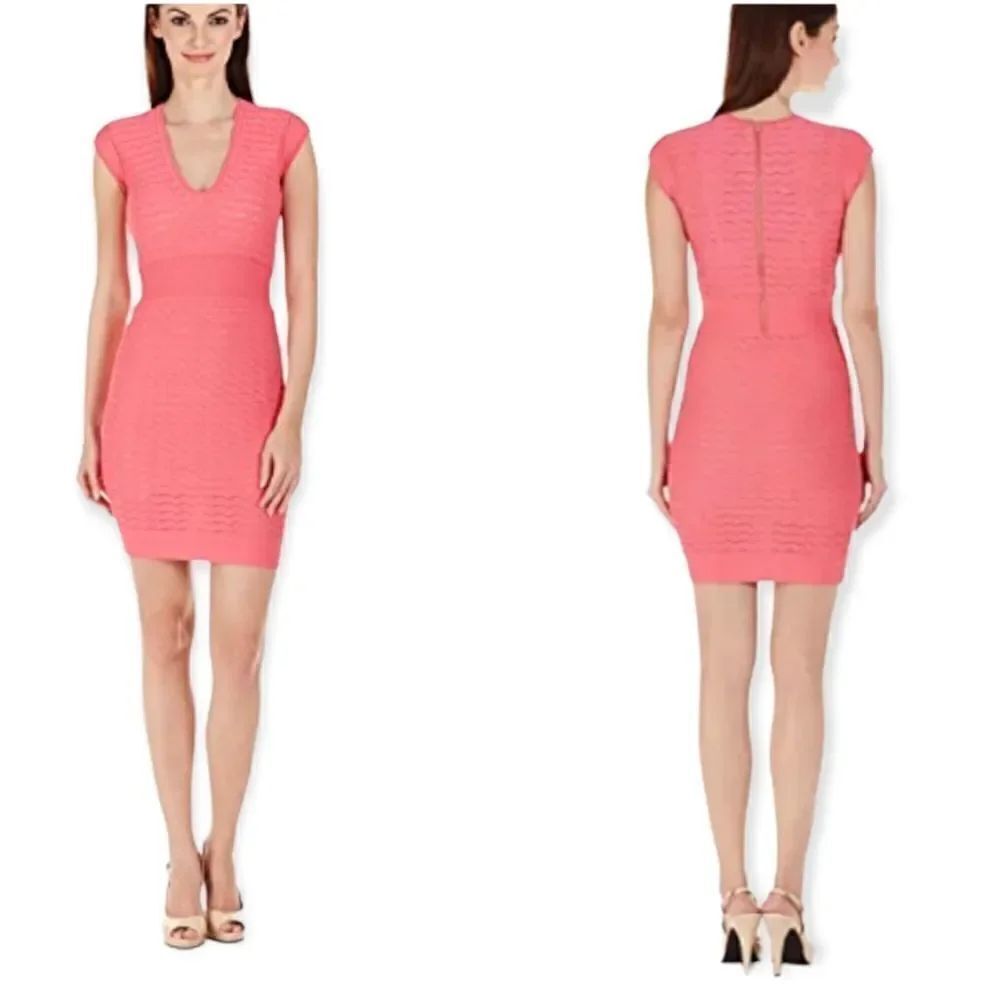 French Connection Coral Miami Danni Bodycon Dress NWT Size 10